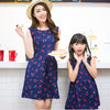 Mom-Daughter Sleeveless Dress Family
