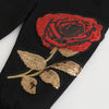 Longsleeve Rose Floral Sweatshirt-Pants