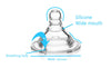 Anti-Scald Glass Feeding Bottle