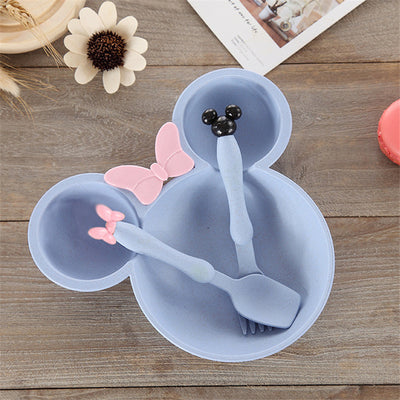 Tableware Solid Feeding Mickey Dish