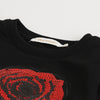 Longsleeve Rose Floral Sweatshirt-Pants