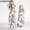 Mother Daughter Beachwear Long Dress
