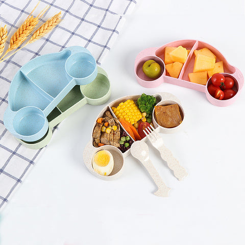 Baby Plate Bamboo Tableware Set
