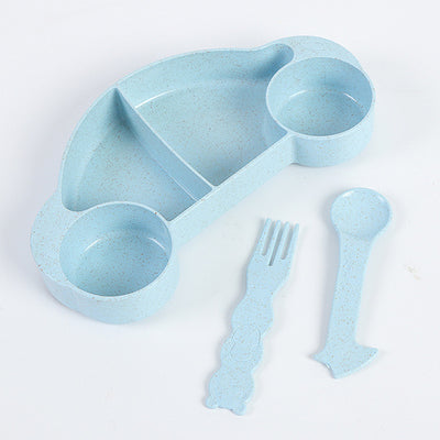 Baby Plate Bamboo Tableware Set