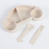 Baby Plate Bamboo Tableware Set