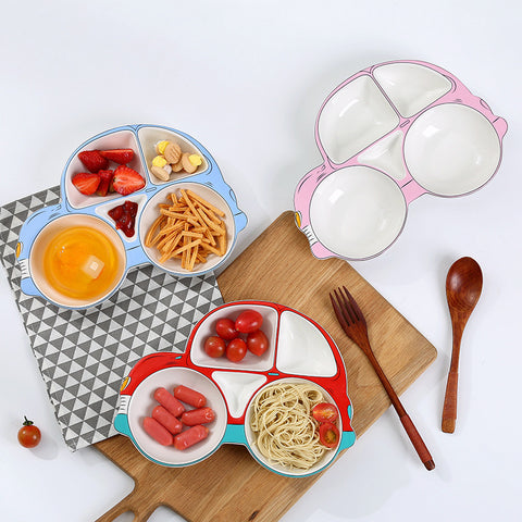 Ceramic Car Modeling Baby Plate