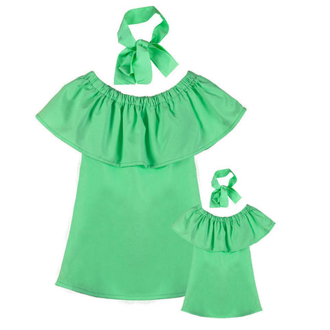 Mother Daughter Chiffon Dress