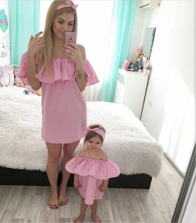 Mother Daughter Chiffon Dress