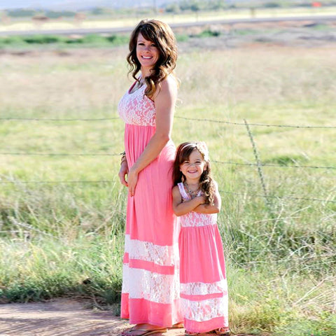 Mother Daughter Ankle-Length Maxi Dress
